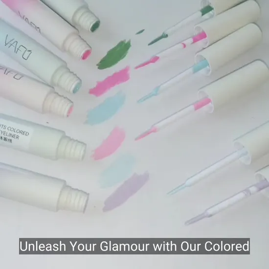 Eyeliner liquide audacieux et vibrant pour un maquillage des yeux créatif