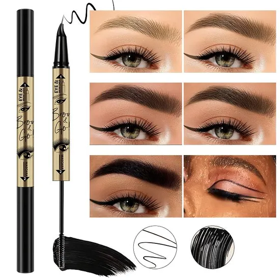 Coffret de maquillage 6 g 5 couleurs eye-liner + crayon à sourcils + mascara