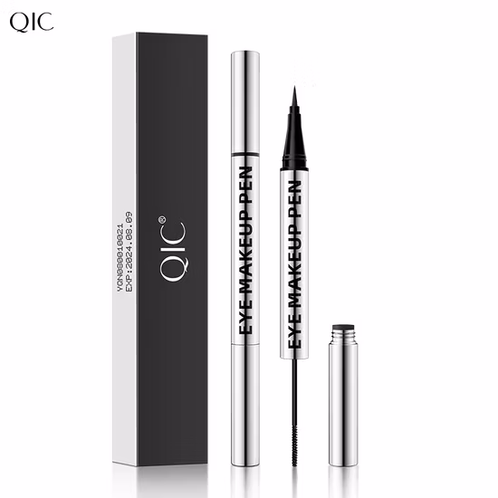Coffret 2 en 1 de maquillage personnalisé avec eye-liner et mascara pour la beauté des yeux