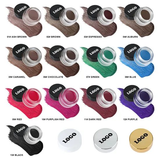 Eyeliner gel waterproof vibrant